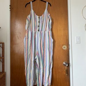 Striped Jumpsuit